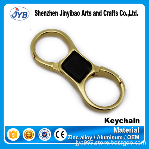 custom color metal plated high quality keychain